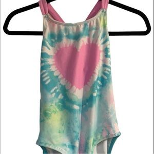 Cat & Jack Tie Dye Girls Swimsuit Size 10
